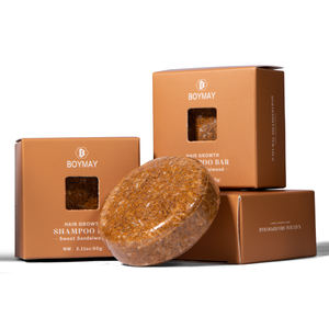 CARTON FAIR Nuevo estilo Champú para el crecimiento del cabello Jabón en Barra para sándalo dulce - Product Image 5