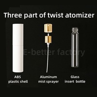 Atomiseur de Luxe Personnalisé 8ml 10ml 20ml 30ml Rechargeable, Flacon Vaporisateur de Parfum pour Cosmétiques de Voyage, Échantillons Mini, avec Coffret d'Emballage