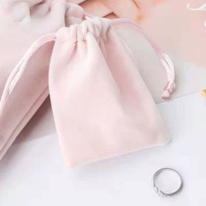Bolsa de Regalo de Terciopelo para Joyería, Bolsa de Embalaje con Cordón, Bolsa para Joyería con Logotipo Personalizado - Product Image 2