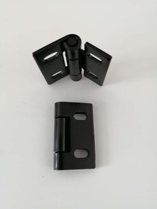 Charnière en acier inoxydable 304 noir avec revêtement électrophoretique 40x40x2mm - Product Image 4