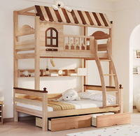 Meubles de chambre à coucher pour garçons, design moderne, gain de place, lit pour enfants, ensemble de meubles de chambre pour enfants