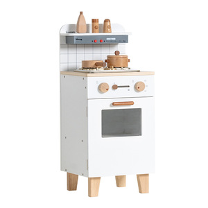 Giocattoli per il Gioco di Ruolo per Bambini, Set Cucina Simulata con Frigorifero, Forno, <span class=keywords><strong>Lavatrice</strong></span>, <span class=keywords><strong>Giocattolo</strong></span> Educativo in Legno per Bambini - Product Image 5