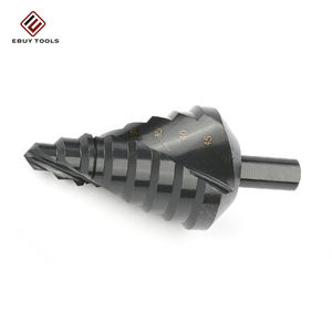 Brocas escalonadas HSS <span class=keywords><strong>de</strong></span> acero <span class=keywords><strong>de</strong></span> alta velocidad con vástago hexagonal y revestimiento negro para taladrar madera, metal y acero - Product Image 5