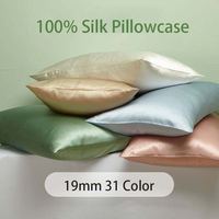 Taie d'oreiller 100% Soie de Mûrier 16/19/22 Momme, Linge de Lit Lisse de Haute Qualité, Fourniture en Gros d'Usine, pour Usage en Chambre