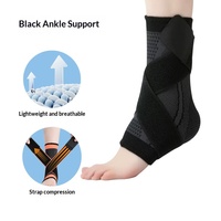 Attelle de cheville sportive personnalisée en néoprène pour la course et le football – Unisexe, élastique quadridirectionnel, chaud, respirant, soutien de fixation de la cheville