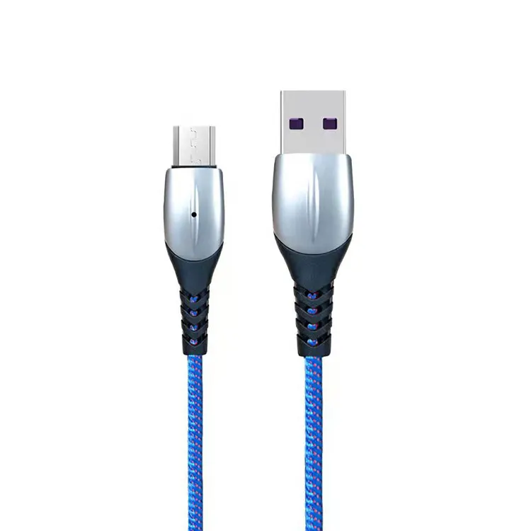 5A 금속 나일론 꼰 재고 많은 Usb 2.0 일반 케이블 휴대 전화 액세서리 포장 케이블 iphone13