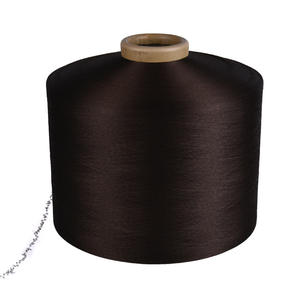 데님 원사 고탄성 단일 커버 폴리에스터 원사 70150 나일론 6 폴리 아미드 원사 뜨개질 또는 직조 염색 흑백 - Product Image 5