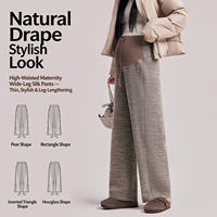 Robe de maternité pour femmes, robe maxi décontractée pour la grossesse, style long et fluide pour femmes enceintes, vêtements de tous les jours, robe maxi de maternité