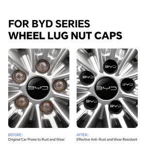 ตัวซีล D1รูปปลาโลมาตัว U sealion ฝาครอบน็อต7ล้อสำหรับ ATTO2 BYD/3ตัว (ชุดละ4/20ชิ้น) - Product Image 5