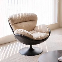 Canapé inclinable moderne et décontracté, fauteuil à bascule, structure en acier inoxydable, fonction canapé-lit, mousse à mémoire de forme, pour hôtel, chambre, appartement, extérieur