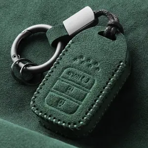 Ushilife Alcantara car key case protective cover for Honda Key chain Cover Car Key Accessories