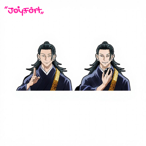 Autocollants 3D en mouvement Anime Jujutsu Kaisen Personnage Geto Suguru Deux modèles interchangeables Étanche Écologique Décoration Voiture Ordinateur Portable Réfrigérateur - Product Image 1