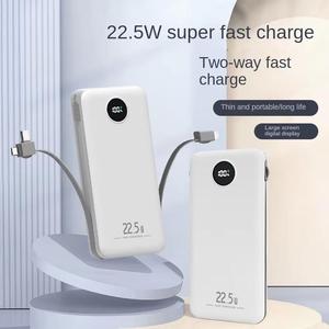 Power Bank PD22.5W a Ricarica Super Veloce con Spina, Batteria Portatile in Plastica da 10000mAH, Power Bank Personalizzabile per Regali e Vendita all'Ingrosso - Product Image 3