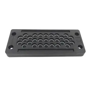 Halogen-free Detachable Waterproof Multi Cable Transit Frame Cable Entry Plate For Electric Cabinet