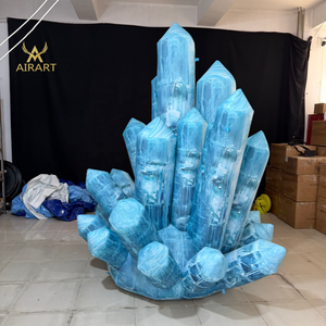 Colonne de glace/cristal gonflable bleue pour <span class=keywords><strong>musée</strong></span> des sciences et de la technologie, exposition sur le thème préhistorique - Product Image 4