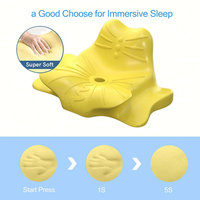 Oreiller ergonomique en mousse à mémoire de forme pour le cou, soulagement de la douleur et traction, housse amovible et lavable