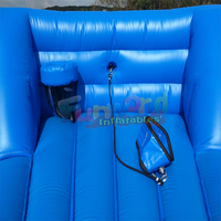 Jeu interactif gonflable géant hippopotames affamés jeu gonflable éliminateur pour adultes