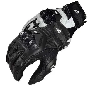 AFS6 зимние кожаные мотоциклетные гоночные перчатки, короткие мужские мотоциклетные перчатки для верховой езды, перчатки для мотокросса с сенсорным экраном, ручные перчатки для пересеченной местности