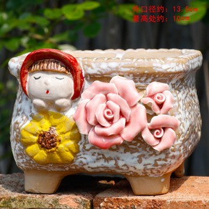 Vaso di <span class=keywords><strong>fiori</strong></span> succulento fioriere per <span class=keywords><strong>la</strong></span> decorazione del giardino MSH Design Cartoon Cartoon Design - Product Image 6