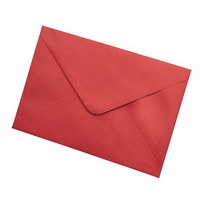 5x7 enveloppes rouges pour cartes d'invitation de mariage cartes-cadeaux de noël Invitations acryliques Photos invite carte ivoire A7 enveloppes