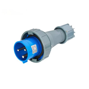 IP44 không thấm nước Cee iec60309 WEIPU Typ 3pin màu xanh Nữ Ổ cắm cao hiện tại công nghiệp nối cho thiết bị điện Điện Điện - Product Image 2