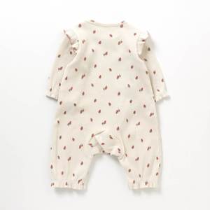 Barboteuse en bambou biologique de couleur unie pour bébé grenouillère écologique pour <span class=keywords><strong>nouveau</strong></span>-<span class=keywords><strong>né</strong></span> grenouillère à boutons durable avec poche <span class=keywords><strong>kangourou</strong></span> pour bébé - Product Image 2