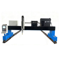 Machine de découpe plasma et oxygène à commande numérique par ordinateur (CNC) à portique WISDOM CNC WS-P2060, robuste, avec moteur pas à pas, alimentation 380V