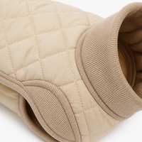 Manteau matelassé pour petits chiens, veste rembourrée pour chien avec col haut et poche, gilet chaud d'hiver pour animaux de compagnie S M L