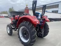 Tracteur agricole à chenilles diesel de petite puissance, équipé d'un cultivateur rotatif, moteur Laidong 385 Euro 5, puissance hydraulique, fermé
