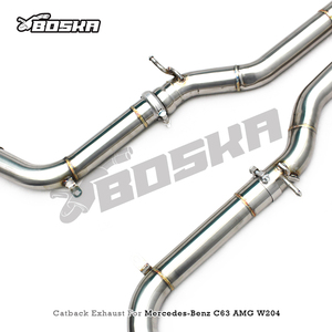 ท่อไอเสีย catback สำหรับ Mercedes-Benz C63 AMG 6.2L W204 2011-2015เสียงแบบแอกทีฟระบบไอเสียพร้อมการควบคุม - Product Image 3
