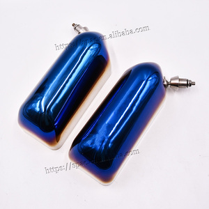 F1 F2 Racing Phong Cách Side Door Gương Thủ Công Vuông <span class=keywords><strong>Rear</strong></span> View Gương Với Khung Kim Loại - Product Image 2