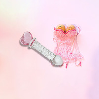 2023 personnaliser gode en verre de sécurité grand pénis masturbation féminine produit adulte jouet sexuel pour les femmes