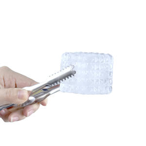 Vassoio per cubetti di ghiaccio a forma di rombo quadrato per fabbricatore di ghiaccio a forma di ghiaccio con grande Jumbo in cristallo trasparente - Product Image 5