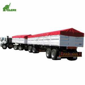 Hidrolik superlink damper yandan boşaltma satılık çift römork çekme damperli römork 07 - Product Image 2