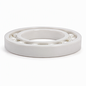 Roulement entièrement en céramique 6009 ZrO2 45x75x16mm avec cage en PTFE, ouvert, résistant à la corrosion, non magnétique, isolant pour équipement chimique - Product Image 6