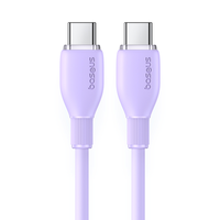 Câble de charge rapide ultra-rapide Baseus USB-C vers USB-C 100W 1m 1,5m 2m Noir Blanc Bleu Violet Gris 100% Original