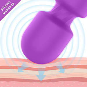 Massaggiatore vibrante in Silicone avanzato per il rilassamento completo del corpo batteria ricaricabile lungo tempo di lavoro - Product Image 2