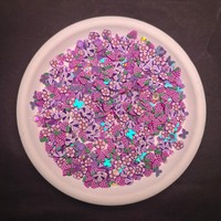 500g polymère chaud argile douce tranches raisin coquillages fleurs Kiwi argile Fruits arrose Nail Art Klei boue particules Slime garnitures