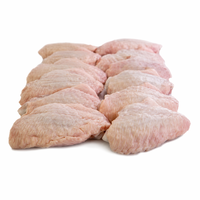Alas de Pollo Halal Congeladas al por Mayor, IQF para Exportación, Carne de Aves de Corral de Primera Calidad, Suministro de Fábrica