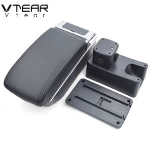 Vtear para Maruti Suzuki <span class=keywords><strong>Baleno</strong></span> sigma Reposabrazos de la interfaz USB de la caja de almacenamiento hilo <span class=keywords><strong>rojo</strong></span> coche-estilo de ABS brazo resto Accesorios - Product Image 6