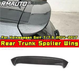 Alerón trasero de fibra de carbono real para maletero de coche, alerón trasero para Volkswagen Golf 7/7.5 2014-2017, kit de carrocería, accesorios para coche - Product Image 2