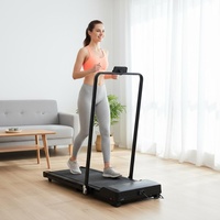 Tapis de marche pliable léger et portable pour la maison, le bureau, la remise en forme, les appartements et les petits espaces