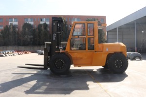 CJLIFT harga pabrik gudang keseimbangan berat 10 Ton 12 16 20T 4.5 m <span class=keywords><strong>Forklift</strong></span> daya Diesel dengan garpu untuk penjualan - Product Image 2