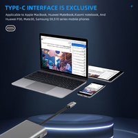 Hub USB-C 8 en 1 de Alta Calidad con Logotipo Personalizado, USB 3.0 de 5 Gbps, Doble HDMI, Carga PD de 100 W, Adaptador Multipuerto USB-C, Hub Tipo C