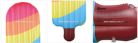 Flotteur de piscine à sucette glacée popsicle personnalisé pour enfants adultes piscine floatie gonflable flottante rangée matelas pneumatique piscine