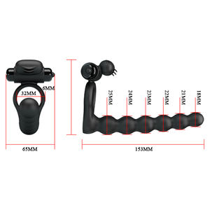 Strapless वयस्क पुरुष सेक्स की दुकान के लिए मुर्गा अंगूठी के लिए अंगूठी dildo गुदा बट प्लग गुदा गेंद के साथ - Product Image 6