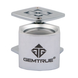 Personalizable triplete 10x <span class=keywords><strong>diamante</strong></span> triple 10x10mm x 20,5 lupa para gemas y joyería de DK16010 - Product Image 5