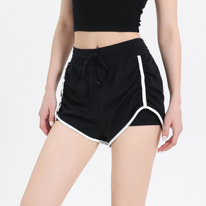 Women's Summer Athletic Shorts High Waist Faux Two Piece Anti Exposure Yoga Fitness Breathable Stretchy Comfortable - Product Image 2
