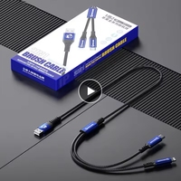 Kabel Pemulihan DFU 2 in 1 untuk iPhone 6-15PM, Kabel Teknik Mode Pemulihan Otomatis, Kabel Data Pengisian Daya Lightning Tipe-C