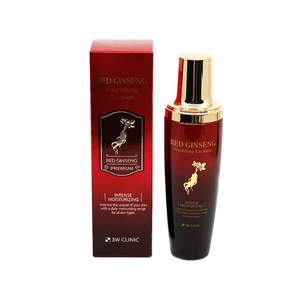 Cosmético Coreano 3W CLINIC RED GINSENG NOURISHING EMULSION LOTION 130ml, Humectante Antienvejecimiento, Piel Elástica, Para Todo Tipo de Piel - Product Image 1